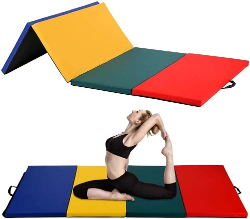 Miniatura 8 de Esterilla de gimnasia para gimnasia, alfombra de gimnasia, esterilla gruesa de yoga, esterilla para ejercicios aeróbicos, entrenamiento de fitness