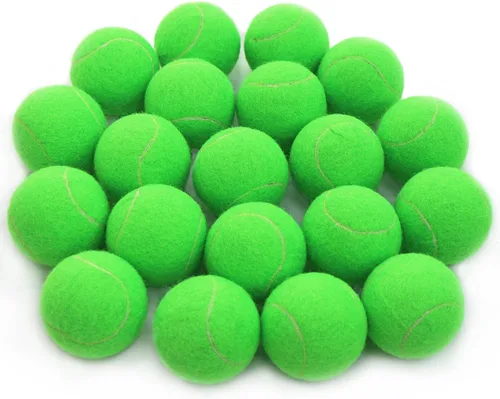 Miniatura 14 de URBEST Pelota de tenis avanzada, paquete de 20 unidades, pelotas de tenis de entrenamiento para jugadores novatos, pelotas de juego para perros