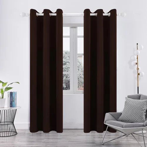 Miniatura 14 de Pickluc Cortinas Opacas Azul Marino para Sala de Estar, Cortinas Bloqueadoras de Luz con Ojales, Aislamiento Térmico, Reducción de Ruido, 52 Azul