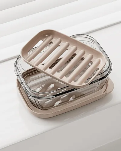 Miniatura 7 de Doter Estuche de jabón de viaje, contenedor de jabón a prueba de fugas con tapa, soporte portátil para jabón de barra para viajes, jaboneras