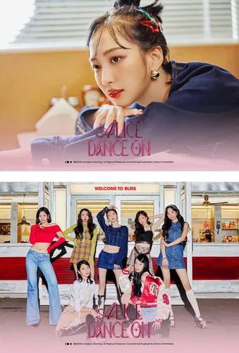 Miniatura 2 de ALICE DANCE ON Single Album+1ea Folded Poster(First Press Only!) K-POP SEALED