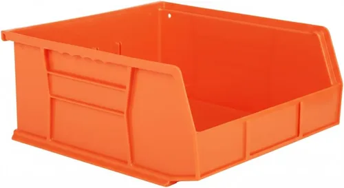 Miniatura 7 de Hudson Exchange - Contenedores apilables de plástico de 11 x 11 x 5 pulgadas y contenedores para colgar (color amarillo, 1 unidad)