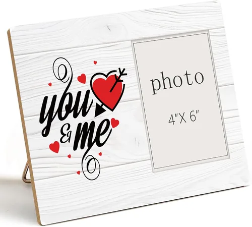 Miniatura 16 de I Love You Most Gifts - Marco de fotos de madera con corazones para él, su cumpleaños, aniversario, Navidad, regalo sentimental "I Love You