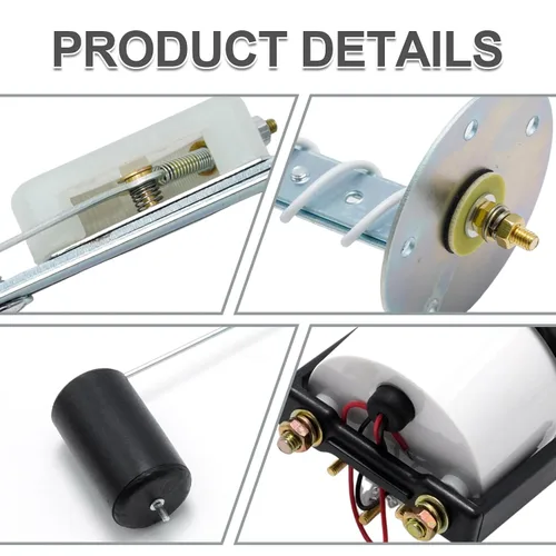 Miniatura 7 de Hoypeyfiy - Medidor de nivel de combustible universal de 2 pulgadas 52 mm para coche y SUV con sensor de combustible E-1/2-F puntero 12 V