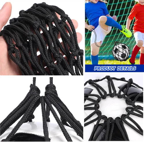 Miniatura 4 de TOBWOLF Football Kick Trainer, Soccer Return Trainer Net Fits Ball Size 3, 4, 5, Hands-Free Soccer Kick Throw Training Aid