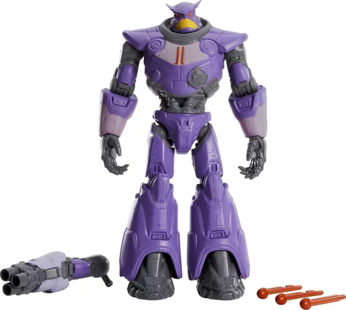 Miniatura 6 de Mattel Figura de acción Lightyear de Disney y Pixar, personaje de Zurg coleccionable con 13 articulaciones móviles y detalles auténticos, 10 pulgadas