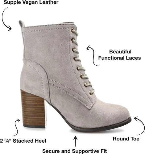 Miniatura 2 de Journee Collection Botines de tacón grueso para mujer