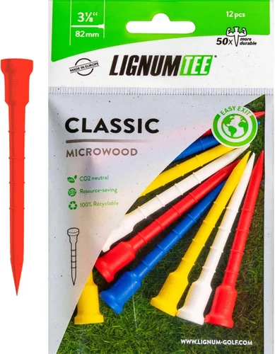 Miniatura 18 de LIGNUM Camisetas de golf irrompibles de microwood 50 veces más duraderas/ajustables/innovadoras fibra de madera y adhesivos naturales/camiseta