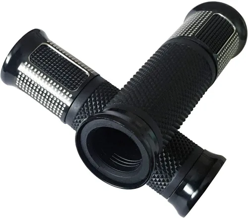 Miniatura 2 de Negro Manillar Aluminio CNC Gel Goma Hand Grips Compatible para 2013 Ducati Multistrada 1200