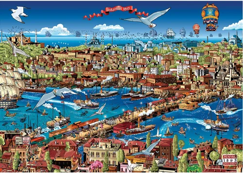 Anatolian Puzzle - Estambul 1895, rompecabezas de 3000 piezas, 4921