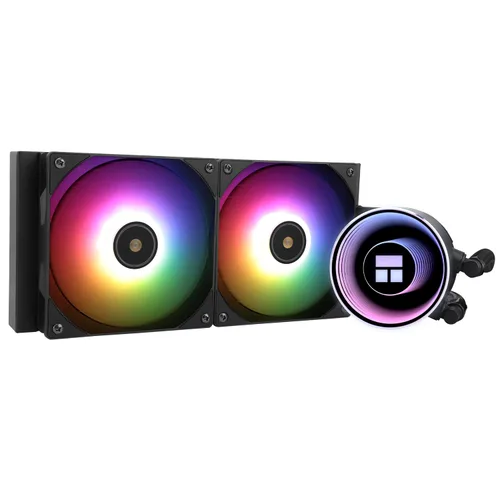 Thermalright Frozen Notte 240 Black ARGB V2 Enfriador de CPU por Refrigeración Líquida, Especificaciones del Enfriador de CPU 240Black, Ventiladores