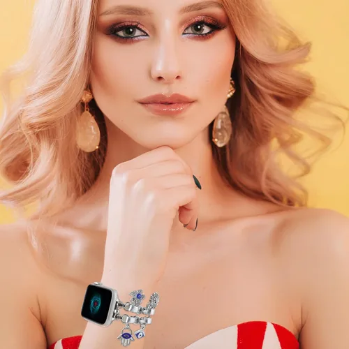 Miniatura 6 de Elegante pulsera compatible con Apple Watch Band de 1.496 pulgadas, 1.575 pulgadas, 1.614 pulgadas, 1.654 pulgadas, 1.732 pulgadas, 1.772 pulgadas