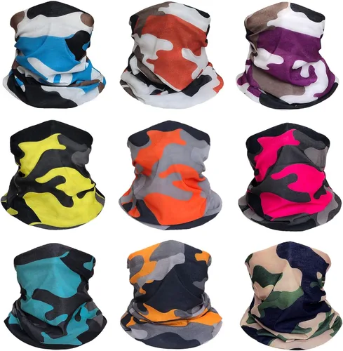 Miniatura 8 de Polaina de cuello refrescante para hombres y mujeres, máscara de cara de caimán, cubrecara, máscara de pesca, motocicleta, bandana balclava