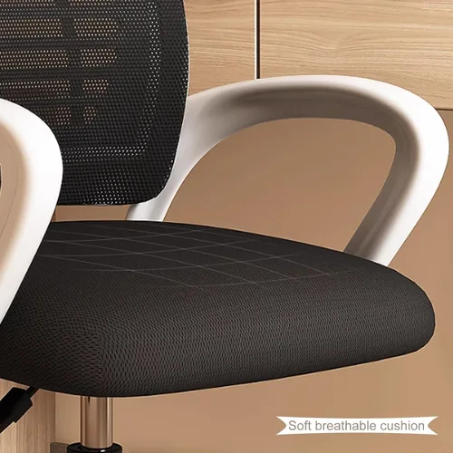 Miniatura 8 de Ergonomic Office Computer Chair with Extended Armrest, Adjustable Desk Chair with Swivel Headrest, Thickened Latex Sponge Cushion, Enlarged Nylon