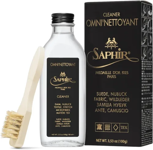 Saphir Medaille d'Or Omni'Nettoyant - Champú limpiador de zapatos Nubuck y gamuza, Neutro