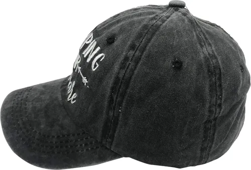 Miniatura 3 de MANMESH HATT Camping Hair Don't Care Ponytail Hat Vintage Washed Distressed Baseball Dad Cap for Women