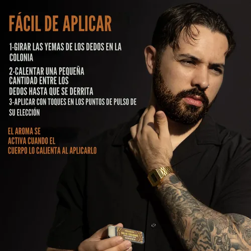 Miniatura 5 de Viking Revolution Paquete de 8 colonia sólida para hombres, juego de regalo de colonia para hombre, incluye sándalo, vetiver, tabaco dulce, salvia