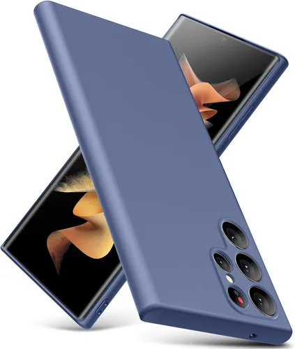 Miniatura 20 de Funda para Samsung Galaxy S22 Ultra, funda delgada de silicona líquida, a prueba de golpes, funda delgada para Samsung Galaxy S22 Ultra, funda Negro