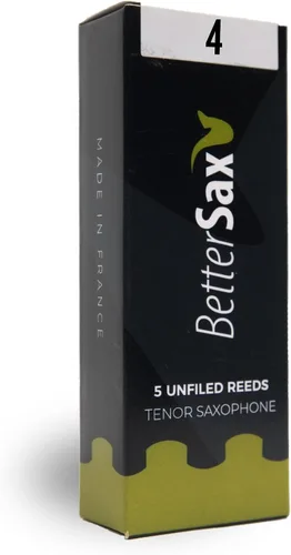 Miniatura 8 de BetterSax Cañas de corte de jazz para saxofón Tenor, fuerza 2.0, paquete de 5 para una calidad de sonido superior, perfectas para actuaciones