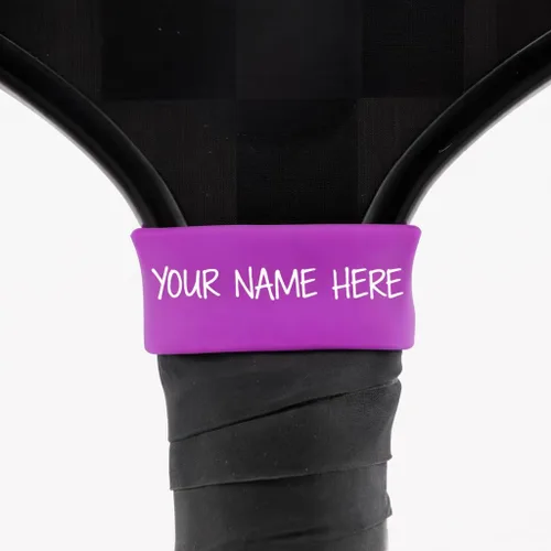 Miniatura 14 de Etiqueta de banda con nombre de paleta de pickleball personalizada, accesorio de agarre personalizado para jugadores, regalos de paleta
