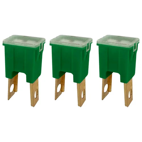 Miniatura 19 de A.A Terminal Macho Recto de 30 Amperios Fusible de Reemplazo para PAL Auto Link, Cartucho de Fusible FLM - Automotriz para Coche, Camión, Audio RV
