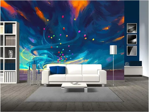 Miniatura 10 de Wall26 - Papel pintado autoadhesivo para pared, WMR-WP-X-DA51-66x24x4