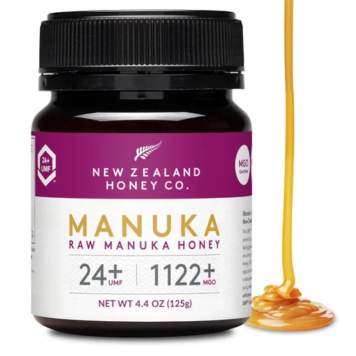 Miniatura 10 de New Zealand Honey Co. Miel de manuka cruda UMF 24+ / MGO 1122+ Certificado UMF 17.6oz Miel cruda pura