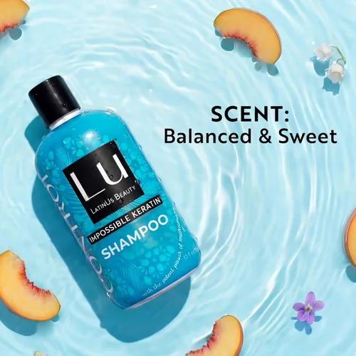 Miniatura 7 de LatinUs Beauty Dúo CONTROL Anti-frizz con Keratina Vegana para el cuidado del cabello. Shampoo Natural + Acondicionador con Mantequilla de Murumuru