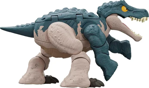 Miniatura 8 de Mattel Jurassic World Fierce Changers - Figura de acción de dinosaurio 2 en 1, juguete de doble peligro que se transforma de carnotaurio a