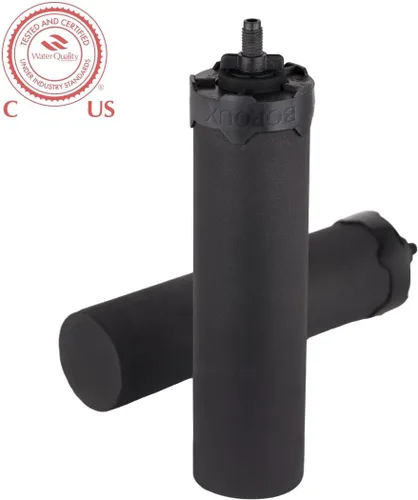 Miniatura 6 de Boroux Filtro de agua de repuesto negro para base - Reemplazo para sistemas de filtro de agua Berkey BB9-2 y alimentados por gravedad