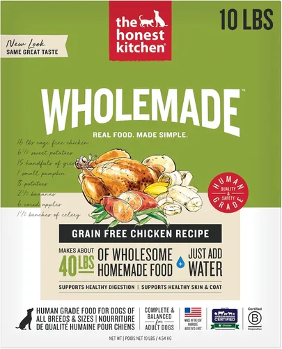 Miniatura 32 de The Honest Kitchen Human Grade Wholemade™ Comida deshidratada para perros sin granos de pollo grado humano - Comida completa y equilibrada