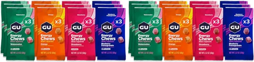 Miniatura 9 de GU Energy Masticables, granada de arándanos, gomitas de electrolitos, 12 bolsas (24 porciones en total)