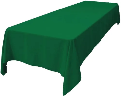 Miniatura 226 de LA Linen Mantel rectangular lavable de popelín de poliéster, resistente a las manchas y a las arrugas, cubierta de mesa 60x84, mantel de tela