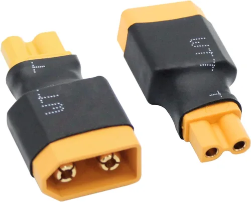 Miniatura 5 de 2 pares de adaptadores XT60 a XT30 macho hembra, XT30 a XT60 conector inalámbrico enchufe para RC FPV Drone Car Lipo NiMH cargador de batería ESC