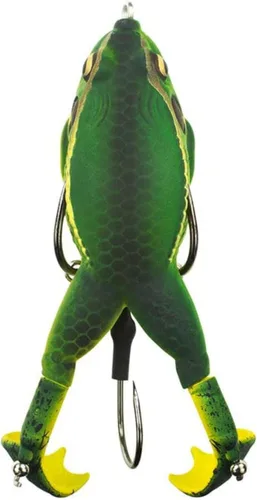 LUNKERHUNT - Cebo de rana para pesca de lubina | Rana de cuerpo suave y hueco sin enganches para pesca de lubina y trucha | Señuelo de rana realista