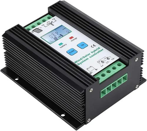 Miniatura 3 de CHRISK Controlador híbrido solar eólico de 9000 W PWM eólico controlador híbrido de energía solar controlador digital inteligente regulador de carga