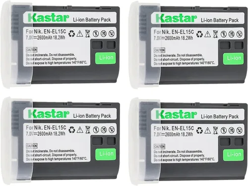 Miniatura 6 de Kastar Paquete de 1 batería de repuesto para Nikon Z 5 Z5, Z 6 Z6 Z6 II, Z 7 Z7 Z7 II Z 7 Q3 Z7Q3, Z 8 Z8, 1V1, D500, D600, D610, D750, D780, D800