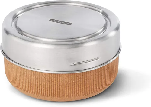 Miniatura 7 de BLACK + BLUM Recipiente de vidrio para almuerzo, a prueba de fugas, apto para horno, contenedor de alimentos, almendra, 25 onzas líquidas / 25.4 fl