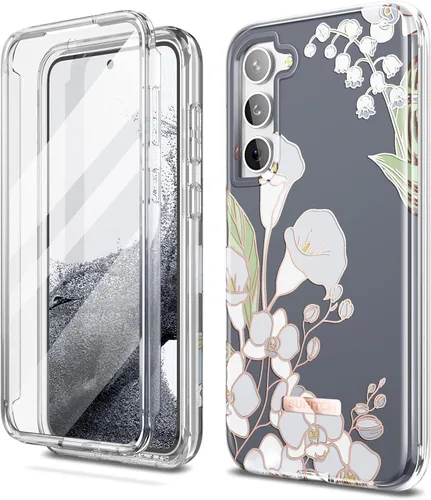 Miniatura 10 de SURITCH Funda para Samsung Galaxy S23, [Protector de Pantalla Integrado] [Protección de Doble Capa] Protección Completa Resistente a Golpes Funda