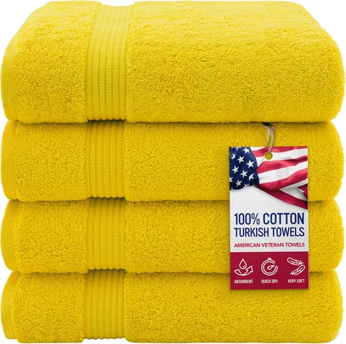 Miniatura 29 de Toalla American Veteran, Juego de Toallas de Mano para Baño de 4, 100% Conjunto de Toallas de Mano Turcas de Algodón, Toallas de Mano Suave