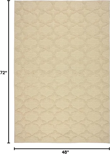 Miniatura 242 de Garland Rug Sparta - Alfombra antideslizante de polipropileno de 2 pies x 12 pies, color negro, ideal para salas de estar y pasillos, elegante