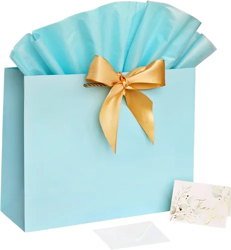 Miniatura 3 de ANFENG Regalo de recuerdo de cumpleaños negro, bolsa vintage de papel para mujeres, mamá, aniversario, novedad, fiesta, bolsas de papel, idea
