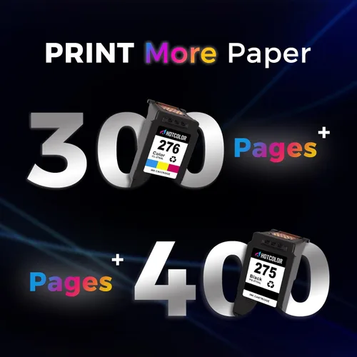 Miniatura 5 de Tinta de impresora 275 276 XL de repuesto para cartuchos de tinta Canon 275 y 276 XL PG-275XL CL-276XL para Canon PIXMA TS3522 TS3520 TR4720 TR4700