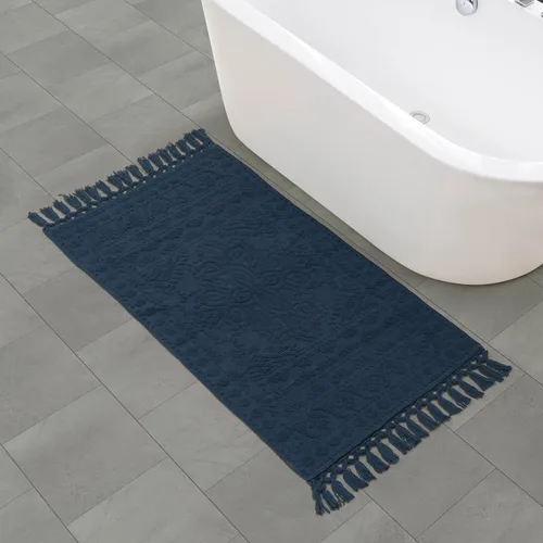 Miniatura 17 de French Connection Nellore Alfombras de Baño, Tapetes de Baño Tejidos y con Cuentas, Tapetes de Baño Duraderos y Gruesos para Baño y Alfombras