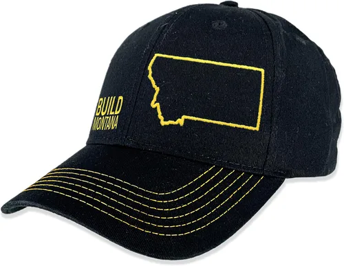 Miniatura 2 de John Deere Build State Pride - Sombrero de sarga completo, color negro y gris
