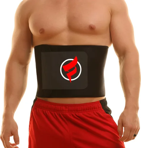 Fitru Cinturón Reductor de Cintura Sauna para Mujeres y Hombres - Envoltura Abdominal para Entrenamiento de Cintura