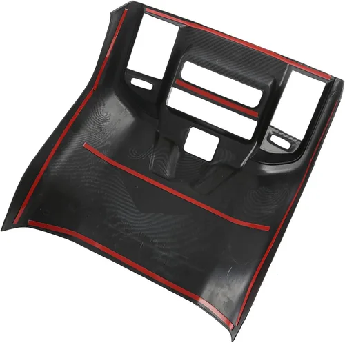 Miniatura 5 de 1 pieza para Dodge RAM 1500 TRX 2019-2023 Cubierta de salida de ventilación de aire trasero, panel de aire acondicionado, decoración