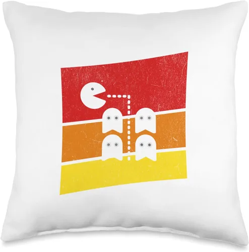Rewind 80s90s Vintage Made Retro Video Game Arcade 80s 90s Throw Pillow, 16 x 16, multicolor