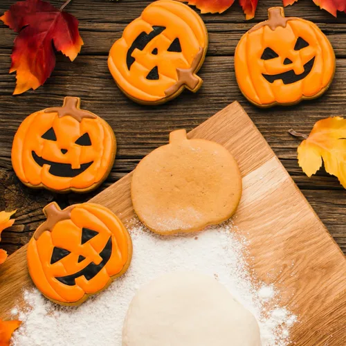 Miniatura 4 de JOB JOL Cortadores de galletas de calabaza, 3 unidades, 3, 3.5, 4.5 pulgadas, para Halloween, Acción de Gracias
