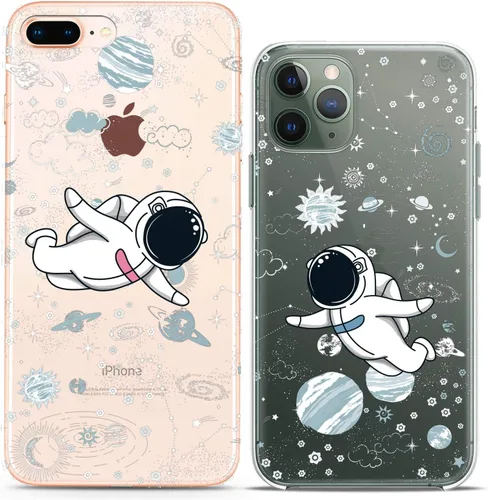Miniatura 18 de Fundas a juego para parejas compatibles con iPhone 16 15 14 13 12 11 Pro Max Mini Xs X 6s 8 Plus 7+ Xr 10 SE 5 Game Player Relación Amigo Novio